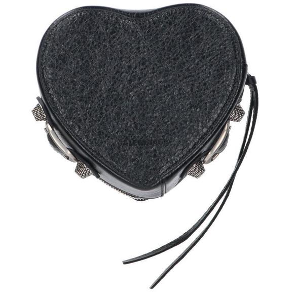 Balenciaga Jewelry Heart Black Pouch Motif - Picture 2 of 3